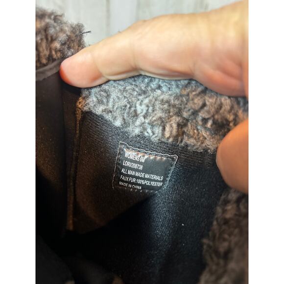 Totes Rain Boots NWOT Size 6 Black Waterproof - Picture 4 of 6